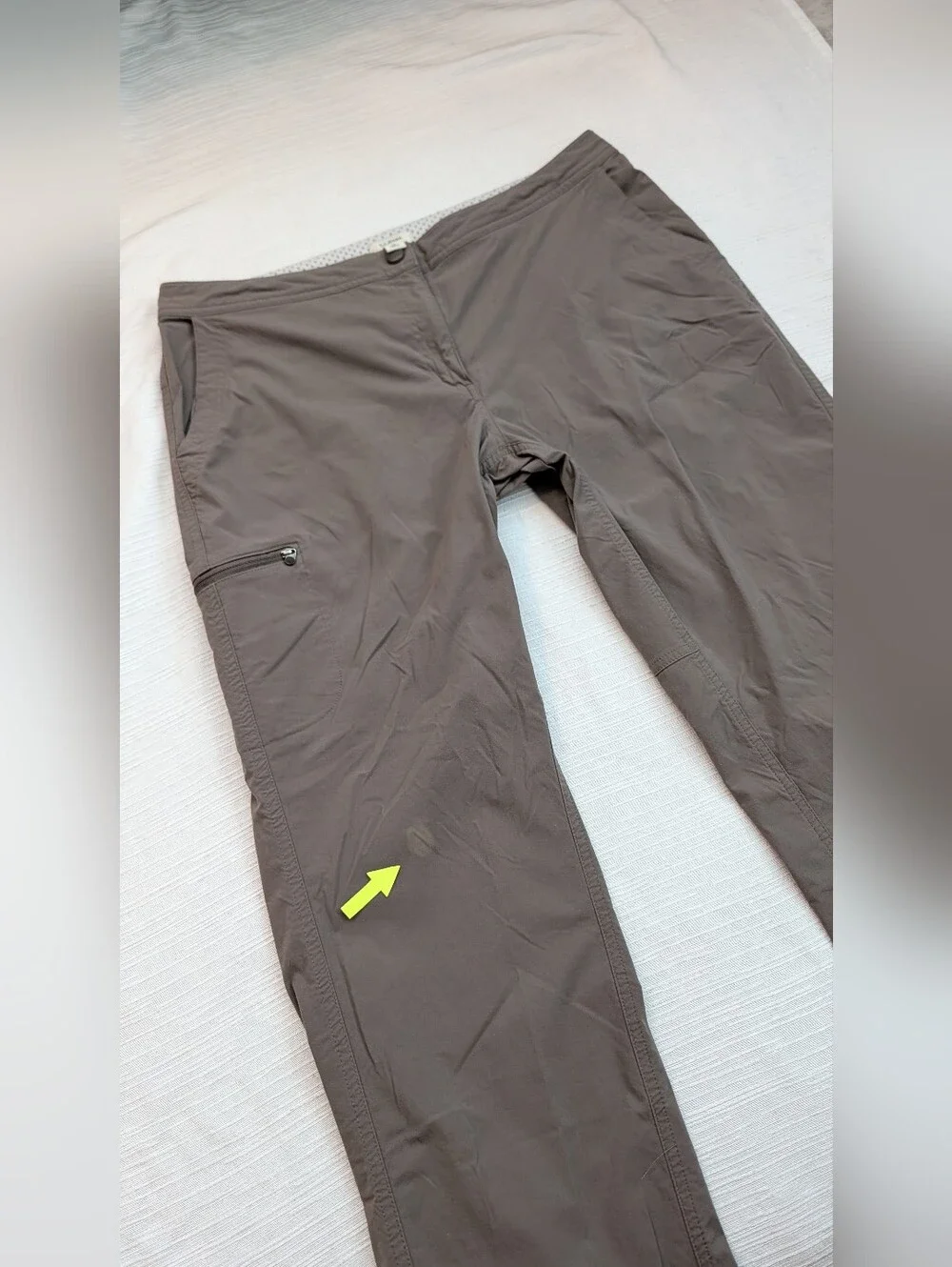 L.L. Bean Women's Gray Hiking Pants Sz 14 - Picture 8 of 12